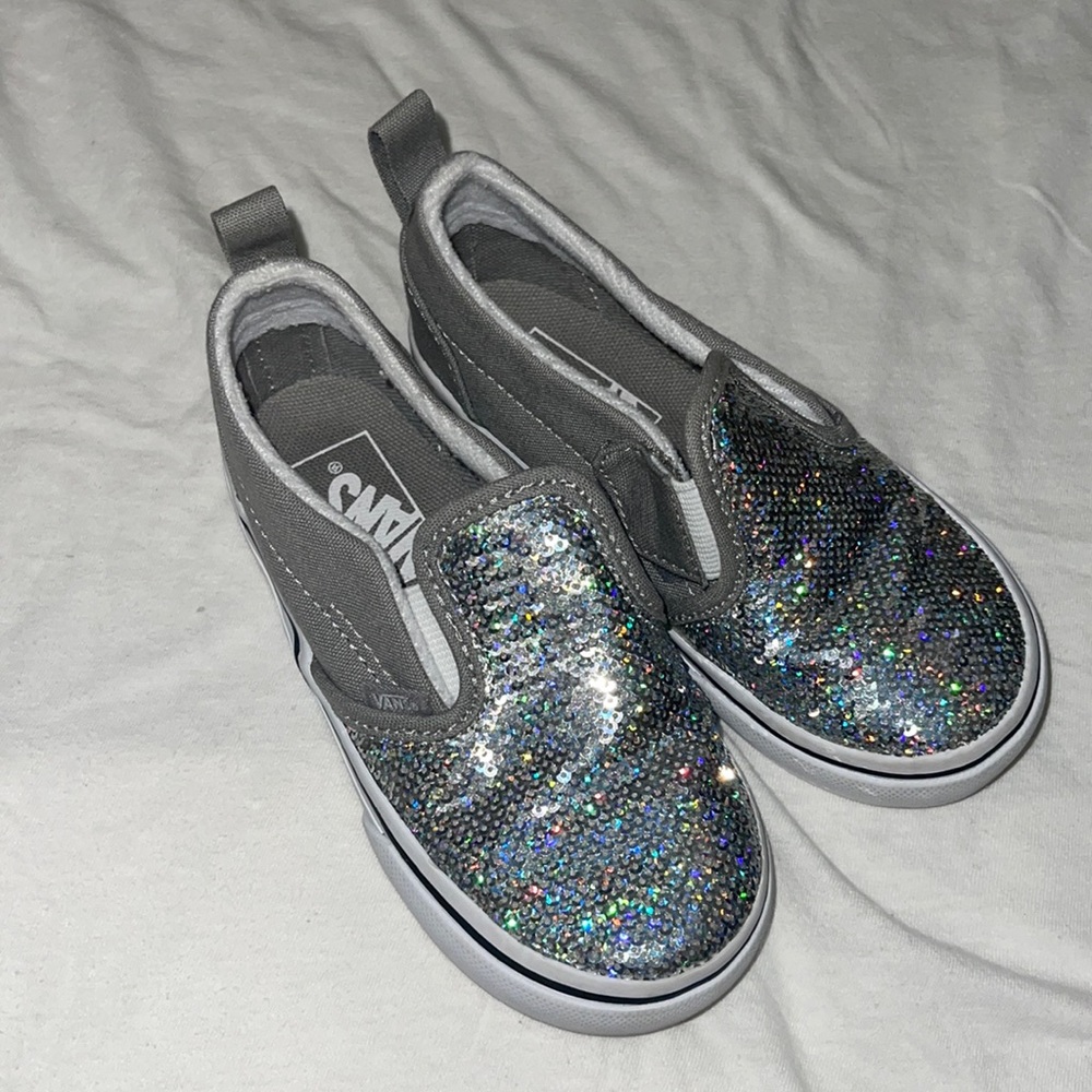 Size 8 sparkly Vans